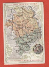 CPA -CHROMO -CHOCOLATERIE D'AIGUEBELLE - DEPARTEMENTS - CHER