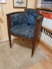Fauteuil tonneau art déco de