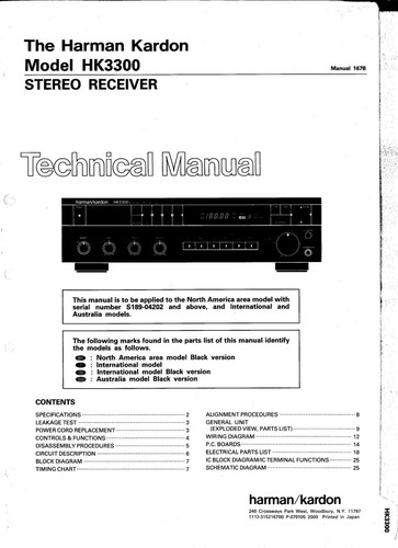Manuel service pour - de, harman