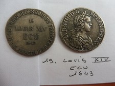 SUPERBE JETON- LOUIS XIV  ÉCU