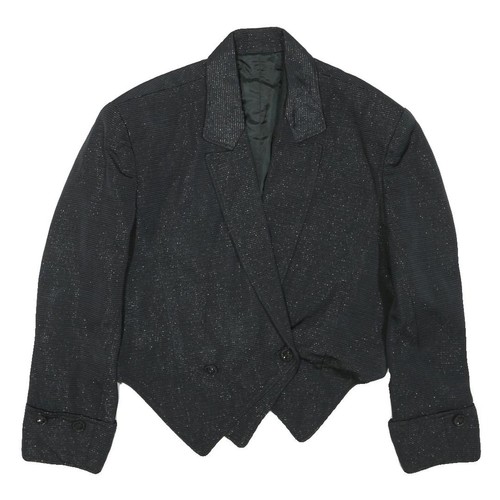 Veste noire boutons pour - veste, À