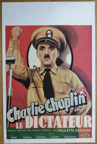 Dictateur charlie chaplin - dictateur,
