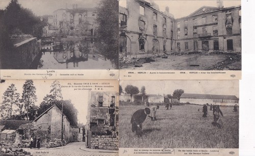 Lot antique postcards - antique,