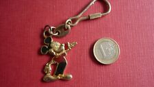 PORTE CLE METAL  DORE/  * MICKEY *