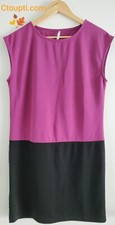 Robe violet et noir pour femme 38/40 - Blancheporte