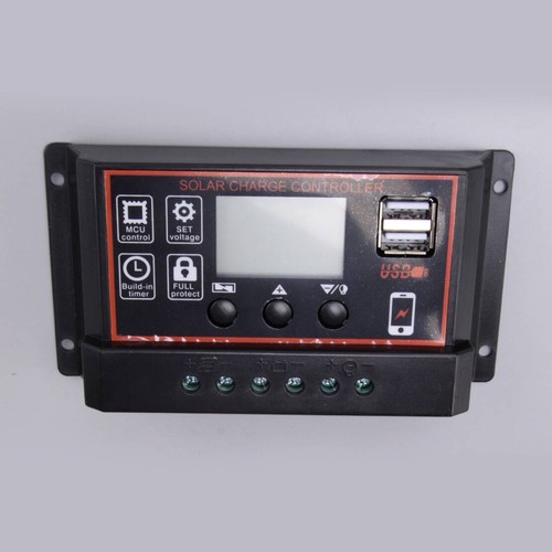 Black 20a solar panel - black,