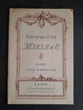 Catalogue ORFÈVRERIE D'ART MIELE ET C. 1907
