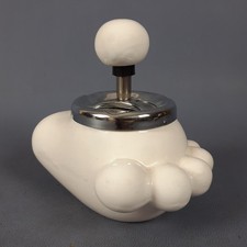 Cendrier En Céramique Blanche