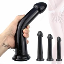 Big_Dildo_Dong Realistic Flexible G-spot Suction Cup Anal_Sex_Plug Men Women Toy