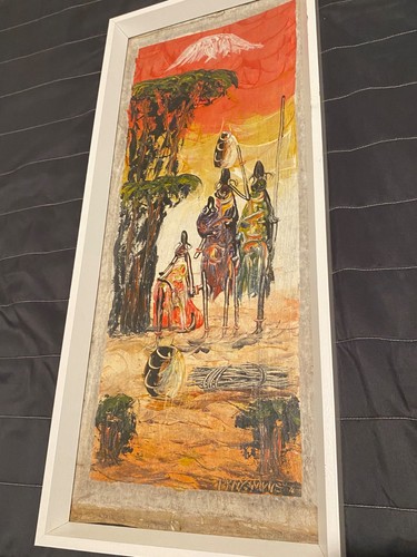 Vintage signed african - vintage,
