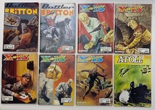 LOT DE 08 BD "X-13 AGENT SECRET" "BATTLER BRITTON" "ATOLL" WWII