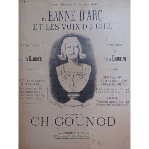 Gounod charles jeanne - d'arc, et