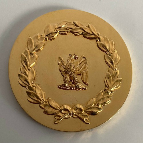 Vintage medaille doré - vintage, aigle