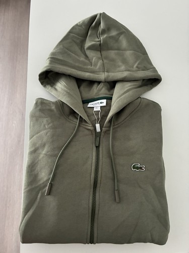 Lacoste pull capuche zippé - pull, à