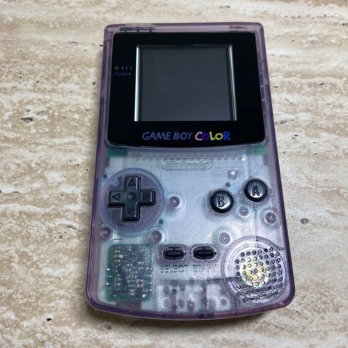 Nintendo game boy color clear - game,