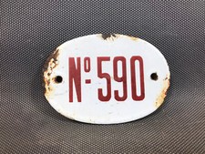 Ancienne petite plaque