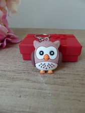 Porte Clés Hibou Chouette Marron - Cadeau Fête Anniversaire - Bijoux des Lys