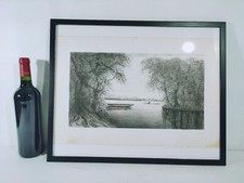 Dessin Lavis Encre Signé David Kodo / 1979 Côte d'Ivoire / Tableau Africain n°4