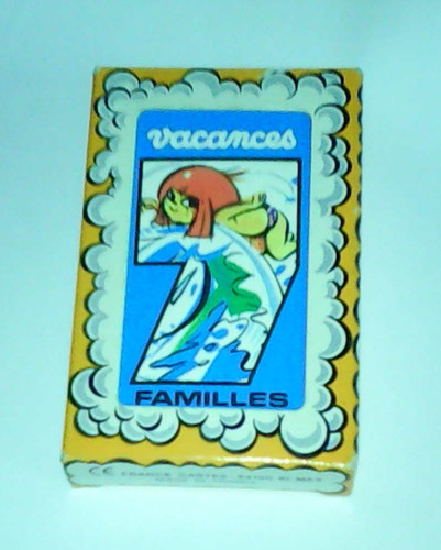 Jeu cartes familles - jeu, 7