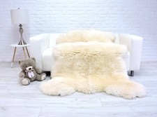 Blanc " Ours " Tapis Peau 