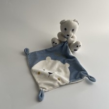 Doudou Ours Plat Mouchoir