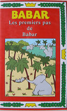 ° °BABAR Les premiers pas de BABAR /BABAR à la ville /EDITIONS ATLAS 1994-K7 VHS