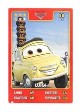 Carte Auchan - Héros Disney Pixar - Cars - N°88 - Luigi
