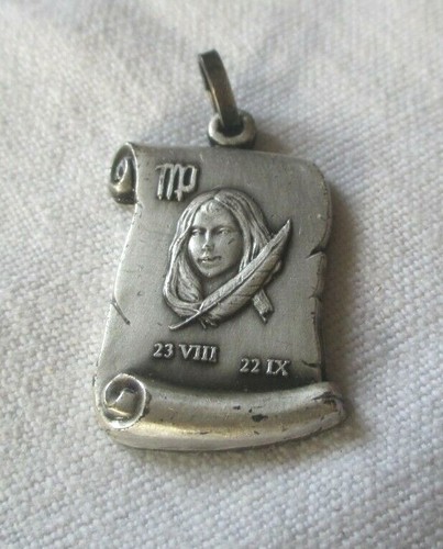 Ancien pendentif argenté - pendentif,