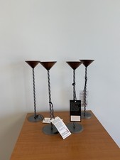 Four Rustic Tea candle holder