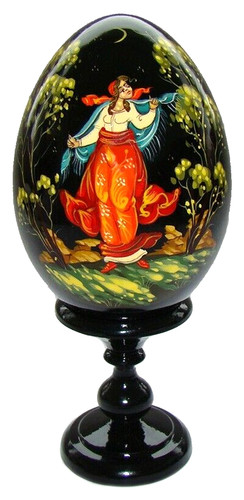 Oeuf collection bois peint - en,