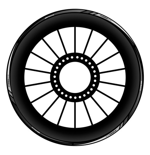 Kit autocollants jantes - autocollants, bmw
