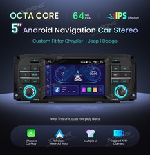 Autoradio GPS Chrysler Jeep Dodge Android 14 WiFi CARPLAY XTRONS IDS50WRJL 2G+32
