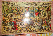 jeu jouet ancien loto du rire carton chromo complet jeton XIX le joyeux carnaval