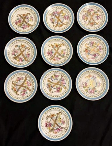 Lot assiettes à dessert - assiettes,