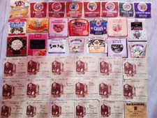 Lot 120 étiquettes anciennes