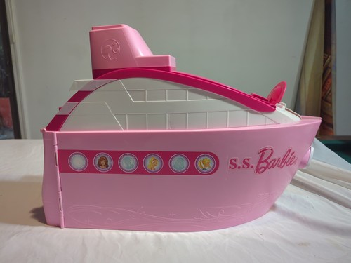 Large mattel pink barbie - mattel,