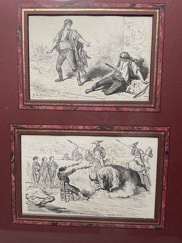 Lot gravures encadrées - 2,