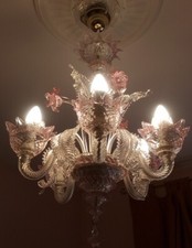 Lustre lumières venitien - lustre, 5