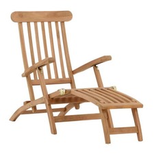 Chaise Longue en Bois de Teck
