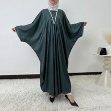 Robe Longue Femme Musulmane Kaftan Dubaï Abaya Modest Caftan Robe Fête Islamique
