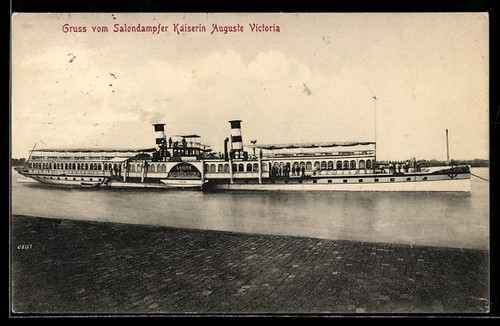 Bateau vapeur roue - bateau, à