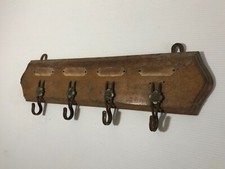 Ancienne  Accroche Torchons  Porte Clés  en bois  Déco Vintage