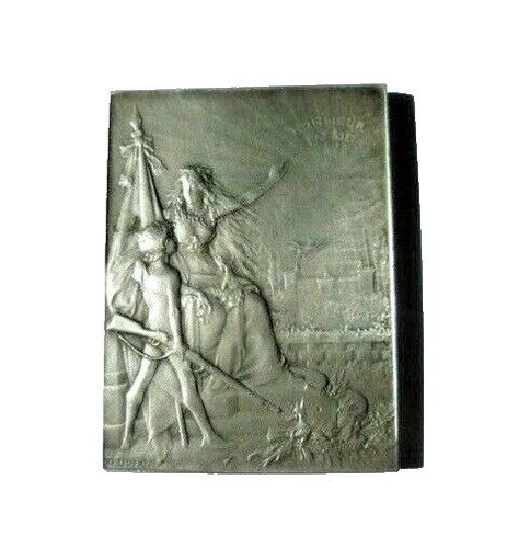 Plaque dupré en bronze - plaque,