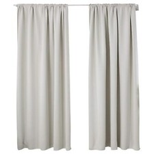 Lot de 2 Rideaux 135x245cm occultants décoration Suspension avec Passe-Tringl...