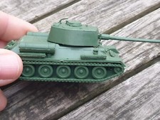 ATLANTIC CHAR TIGER BOITE 615 JOUET ANCIEN PLASTIQUE