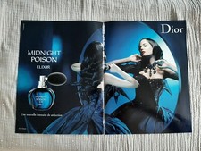 Publicité papier Parfum. Perfume Ad  C. Dior Midnight poison de 2008