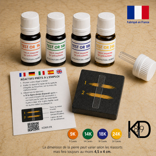 Kit testeur acide - 9k, 14k
