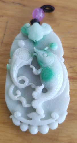 Pendentif jade émeraude - jade,
