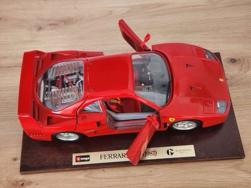 Bburago ferrari f40 1987 - f40, rouge