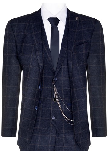 Hommes pièce laine costume - 3,